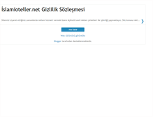 Tablet Screenshot of gizlilik.islamioteller.net